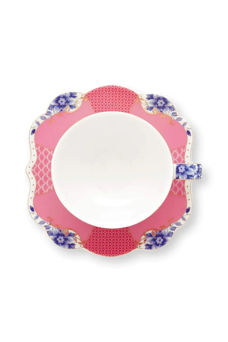 Set/2 Espresso Tasse & Untertasse Royal Rosa 125ml