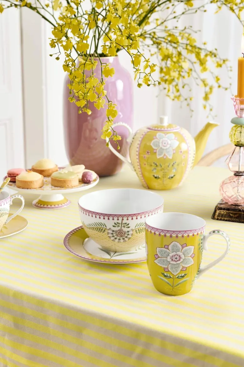 Set/3 Frühstück Set Lily&Lotus Gelb