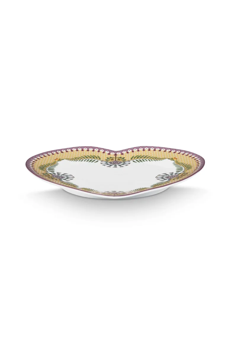 Set/2 Herz Form Teller Lily&Lotus Gelb 21.5cm
