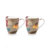 Set/2 Tassen Blooming Tales Fantasy Khaki 365ml