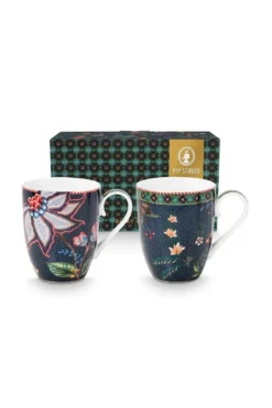 Set/2 Tassen Gross Berry Blues
