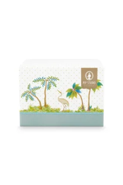 Set/2 Tassen Klein Jolie Blumen Blau