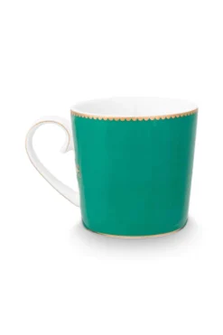 Set/2 Tassen Klein Love Birds Medallion Emerald