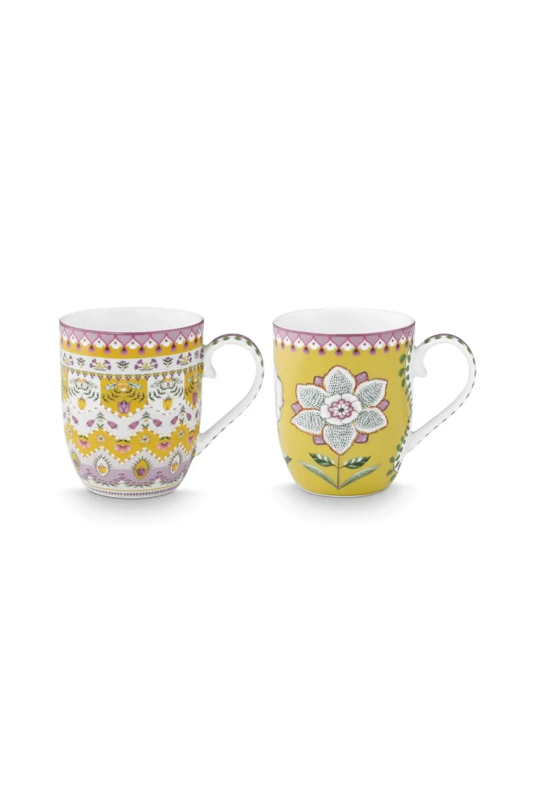 Set/2 Tassen Lily&Lotus Gelb 200ml