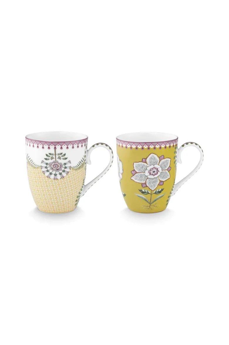 Set/2 Tassen Lily&Lotus Gelb 365ml