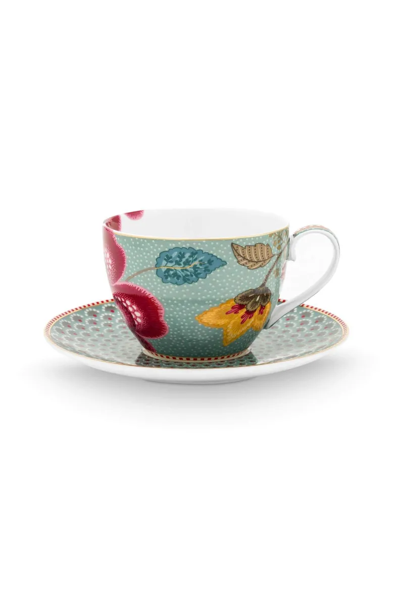 Set/2 Tasses et Soucoupes Blooming Tales Fantasy Blau 280ml