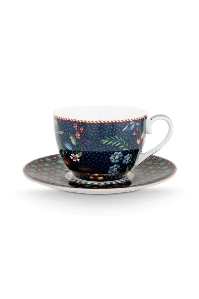 Set/2 Tasse & Untertasse Berry Blues