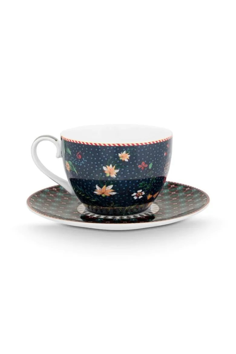 Set/2 Tasse & Untertasse Berry Blues