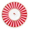 Set/2 Tasse & Untertasse Love Birds Medallion Rot-Rosa