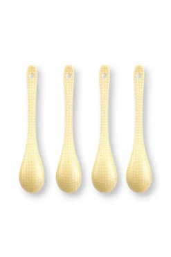 Set/4 Teelöffel Lily&Lotus Gelb