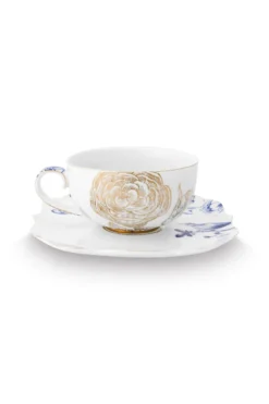 Set/2 Tee Tasse & Untertasse Royal White 250ml