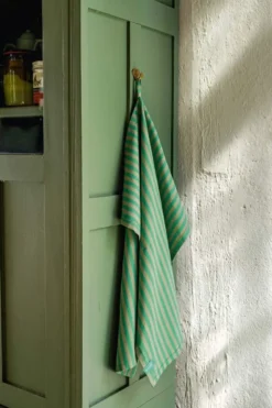 Stripes Set/2 Geschirrtüchern Grün