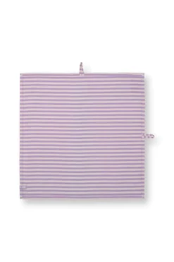Stripes Set/2 Geschirrtüchern Lila