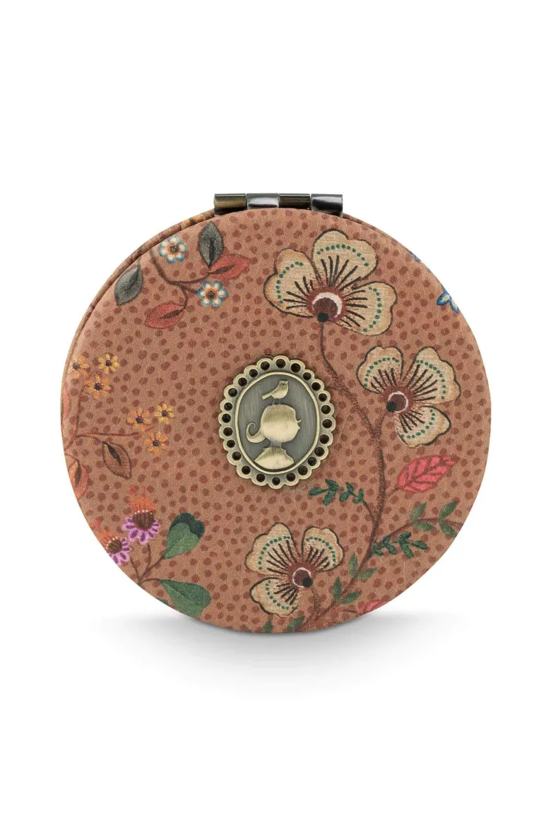 Taschenspiegel Mini Flora Bangelore Sand