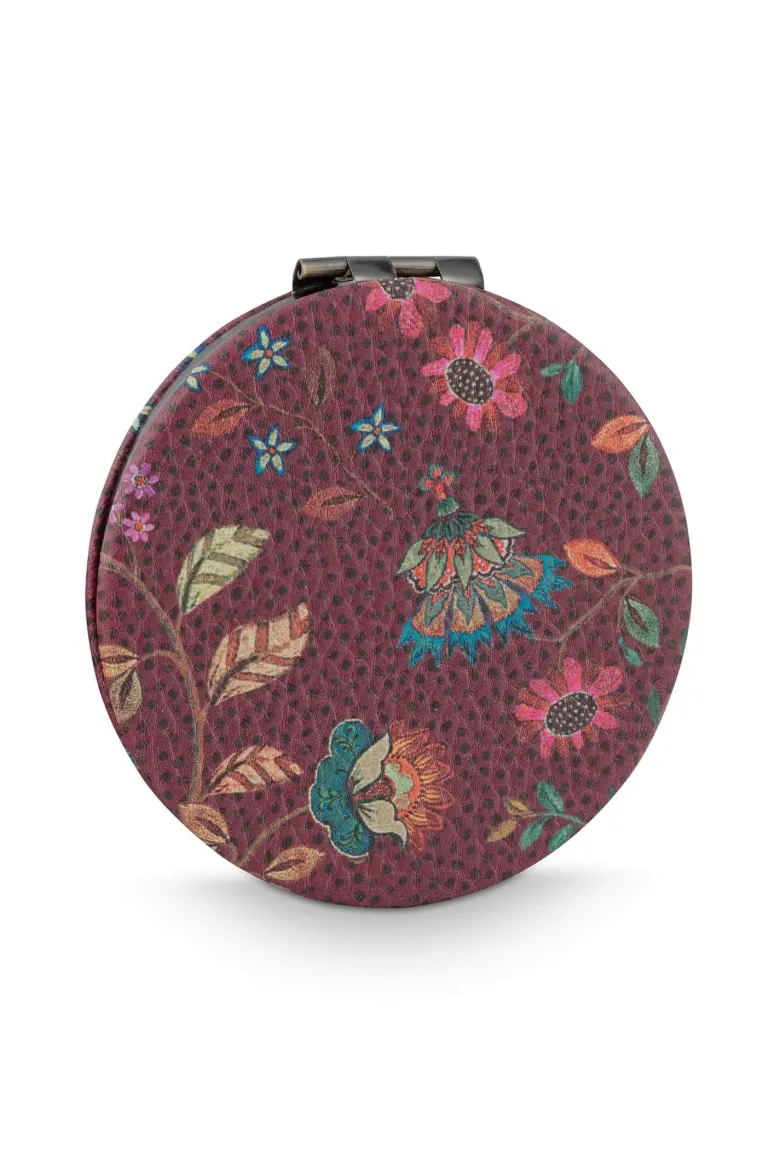Taschenspiegel Mini Flora Bangelore Rosa