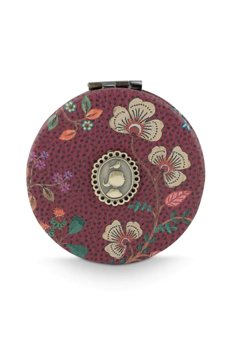 Taschenspiegel Mini Flora Bangelore Rosa