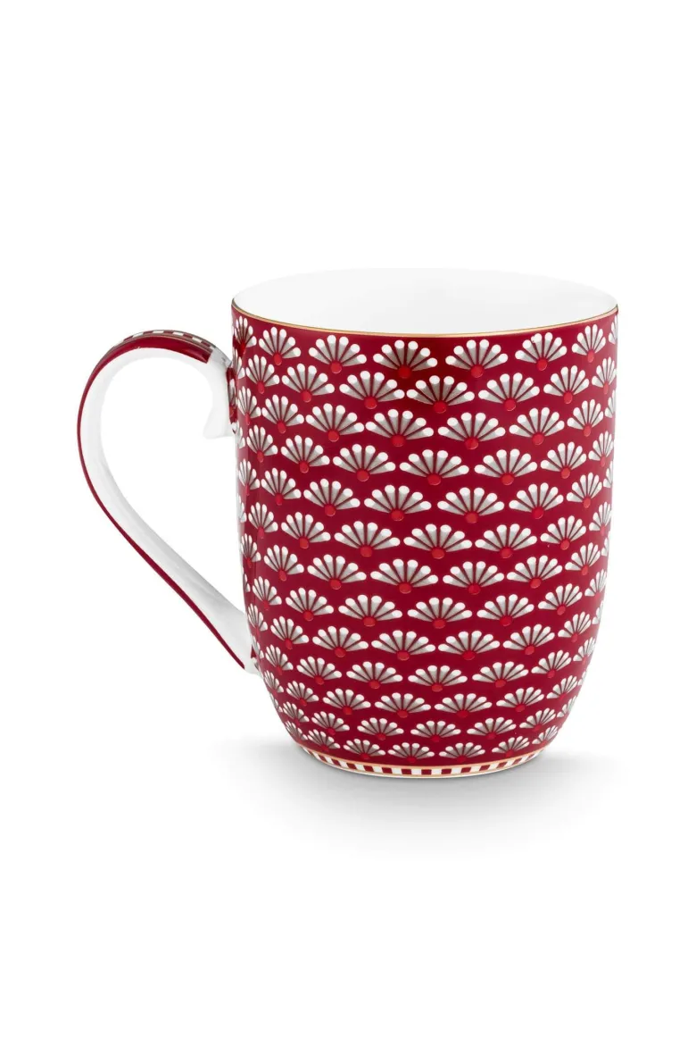 Tasse Blooming Tales Dunkelrot 200ml