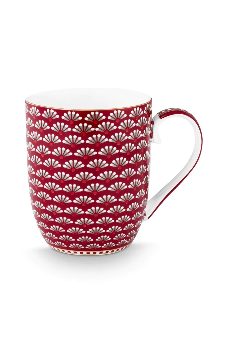 Tasse Blooming Tales Dunkelrot 200ml