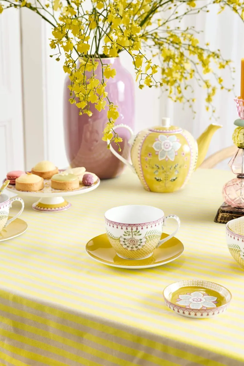 Tasse et Soucoupe Lily&Lotus Tiles Gelb 300ml