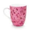 Tasse Gross Jolie Blumen Rosa