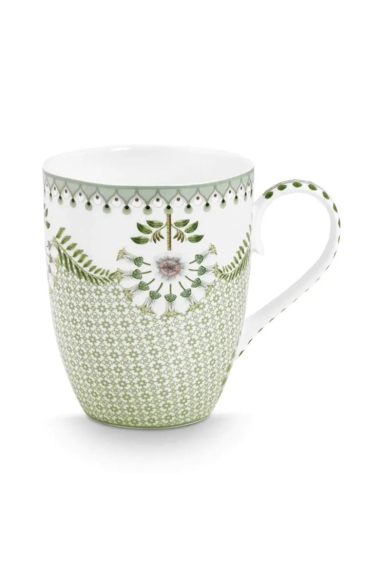 Tasse Gross Lily&Lotus Fliesen Hellgrün