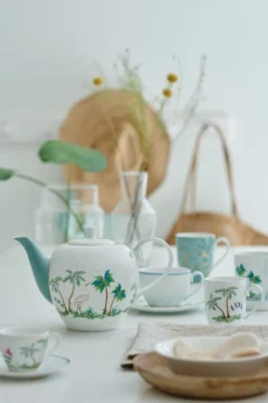 Tasse Klein Jolie Punkte Gold Blau
