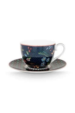 Tasse & Untertasse Berry Blues Blau