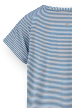 Tatum Top Kurze Ärmeln Little Sumo Stripe Blau