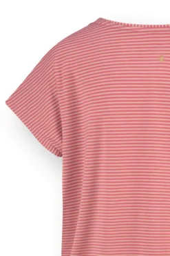 Tatum Top Kurze Ärmeln Little Sumo Stripes Rosa