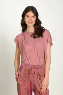 Tatum Top Kurze Ärmeln Little Sumo Stripes Rosa