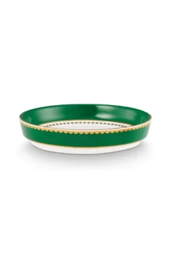 Tea for One Love Birds Medallion Emerald-Grün