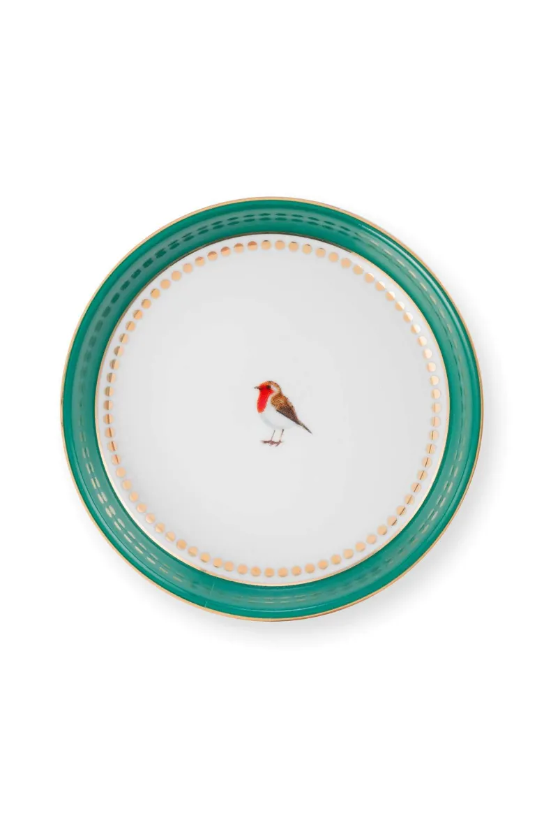 Teebeutelablage Love Birds Emerald 9cm