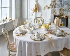 Teekanne Dot Delight Weiss-Gold