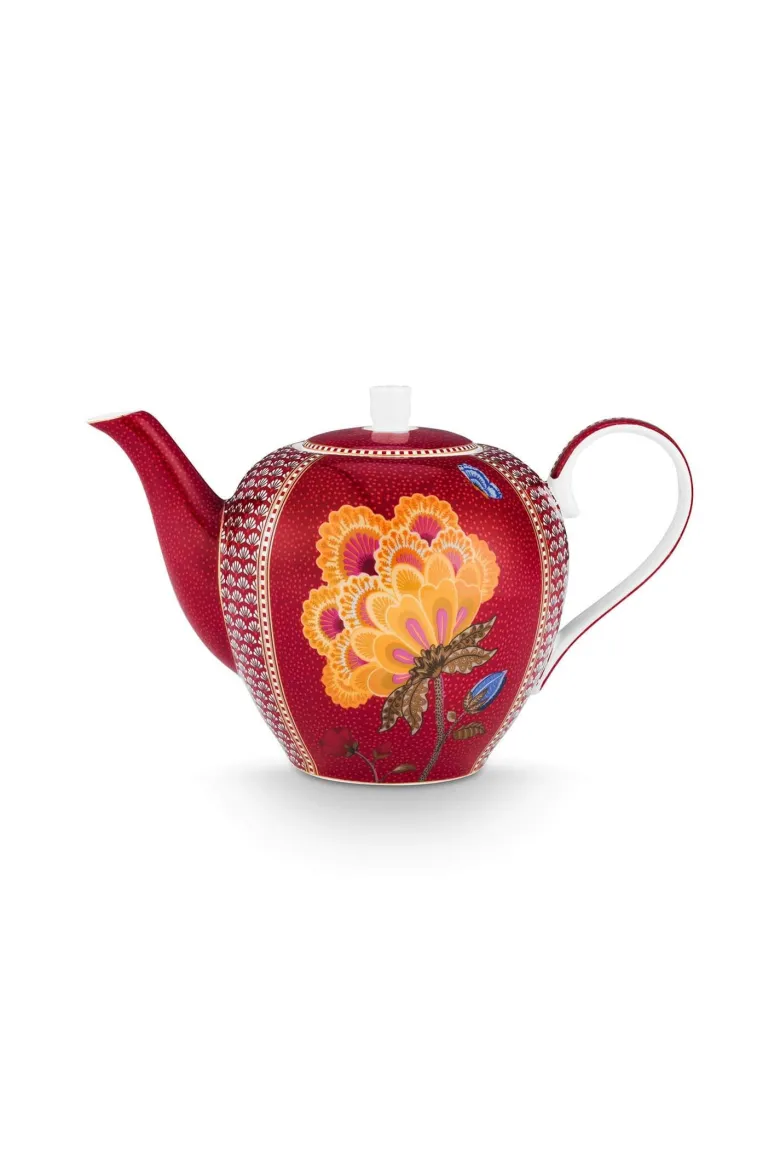 Teekanne Groß Blooming Tales Fantasy Dunkelrot 1.6L