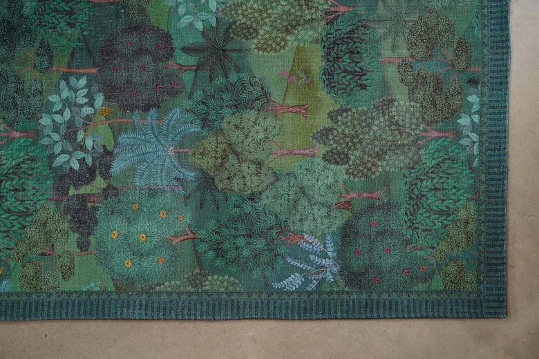 Teppich Jardin de Noche by Pip Dunkelgrün