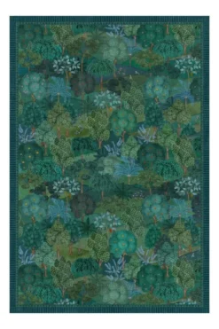 Teppich Jardin de Noche by Pip Dunkelgrün