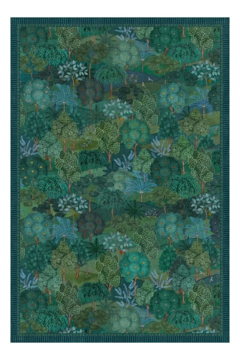 Teppich Jardin de Noche by Pip Dunkelgrün