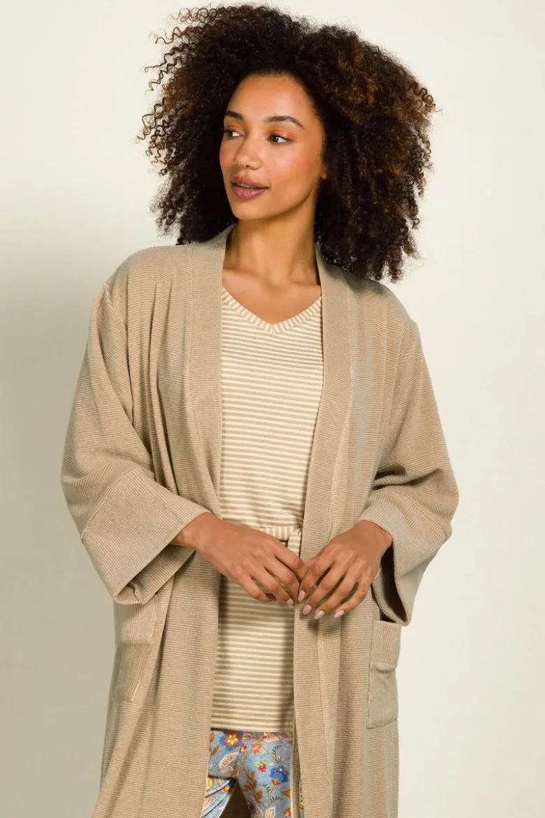 Tonya Top Kurze Ärmeln Little Sumo Stripe Sand