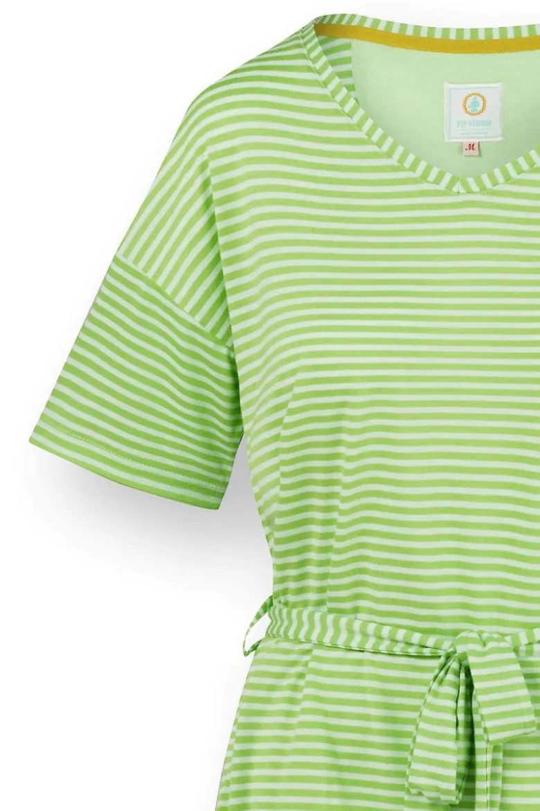 Tonya Top Kurze Ärmeln Little Sumo Stripe Grün
