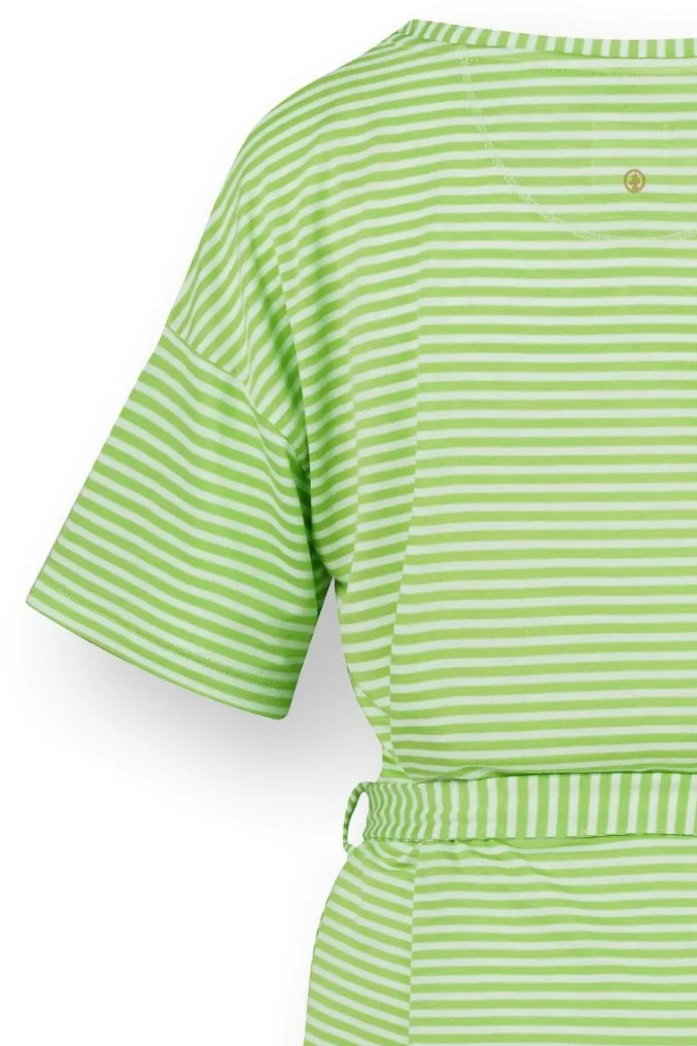 Tonya Top Kurze Ärmeln Little Sumo Stripe Grün