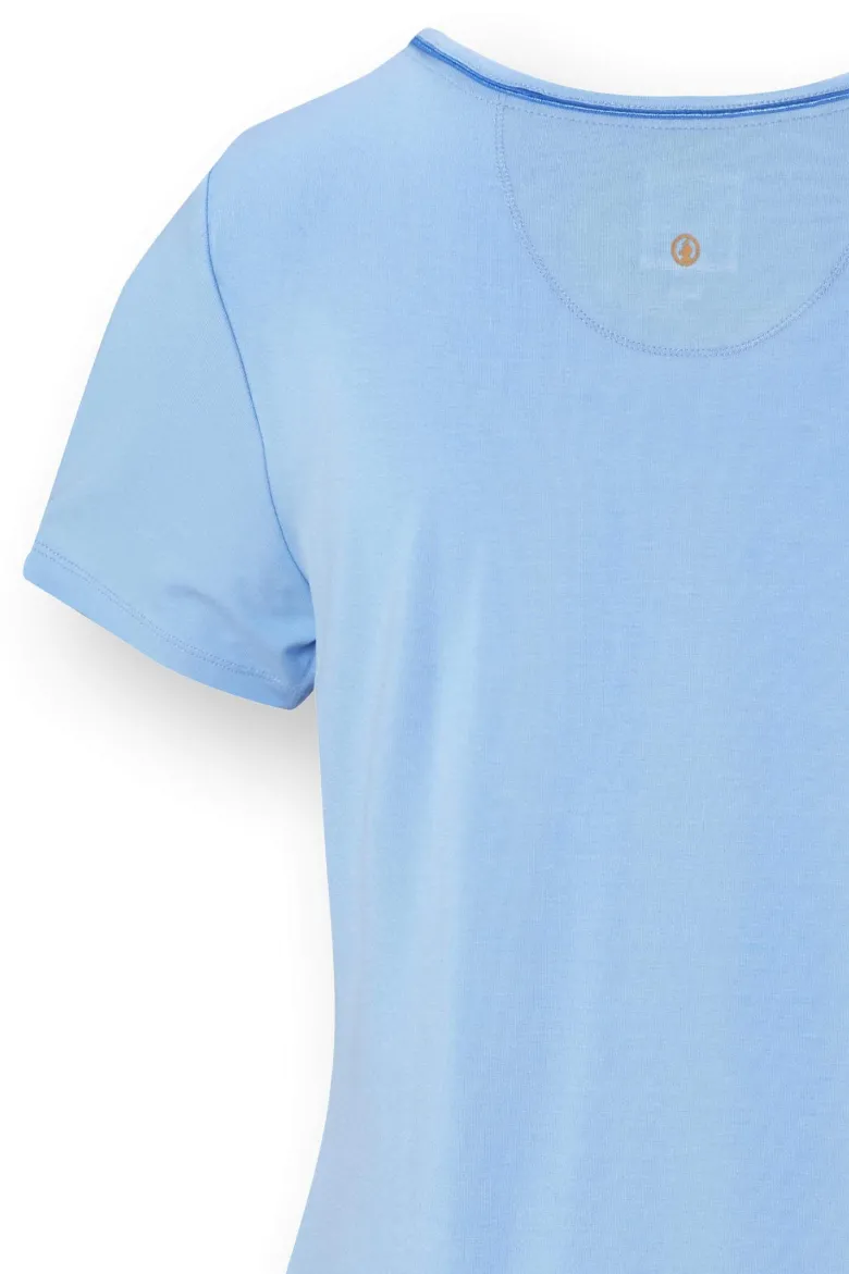Toy Top Kurze Ärmeln Solid Blau