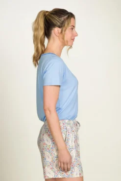 Toy Top Kurze Ärmeln Solid Blau