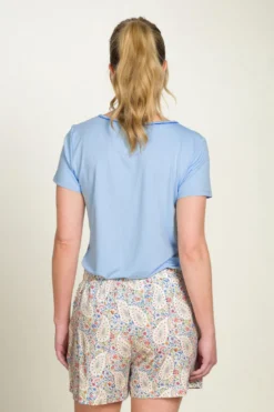 Toy Top Kurze Ärmeln Solid Blau