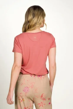 Toy Top Kurze Ärmeln Solid Rosa