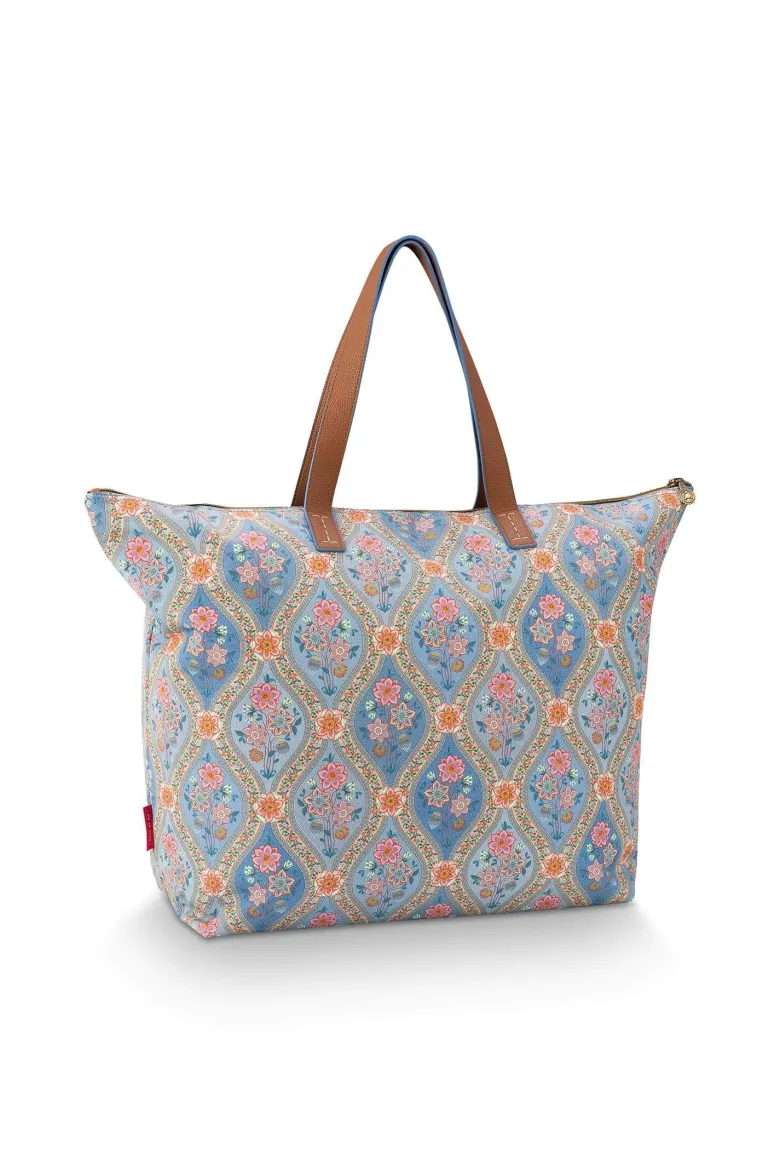 Tragetasche Tilda Groß Ornamento Blau
