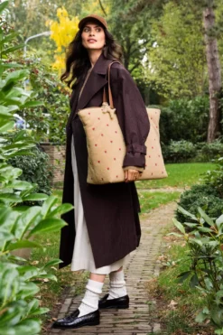 Tragetasche Tilda Groß Teddy Sand