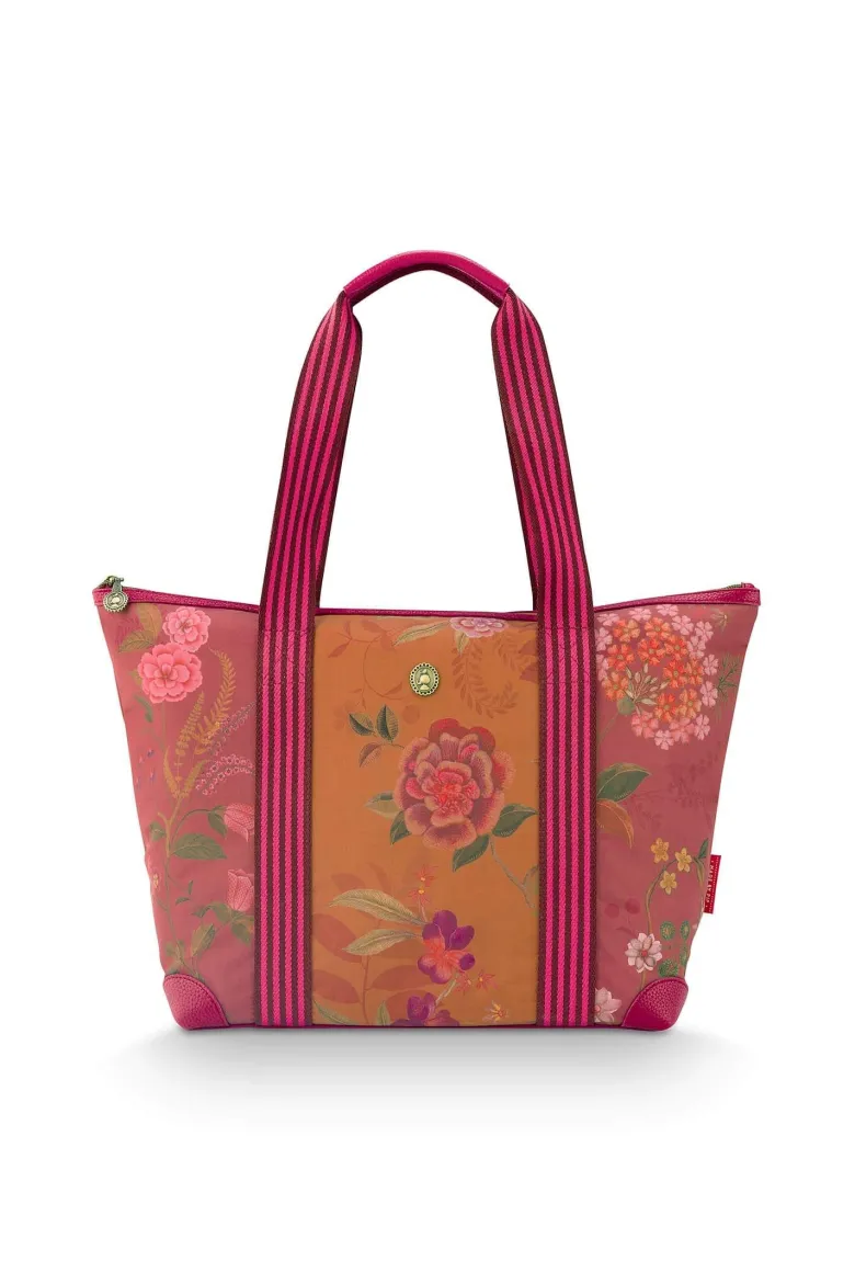 Tragetasche Tilda Mittelgroß Bodhi Flower Rosa
