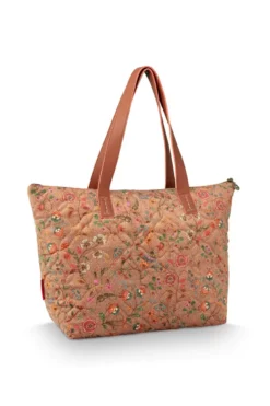 Tragetasche Tilda Mittelgroß Flora Bangelore Sand