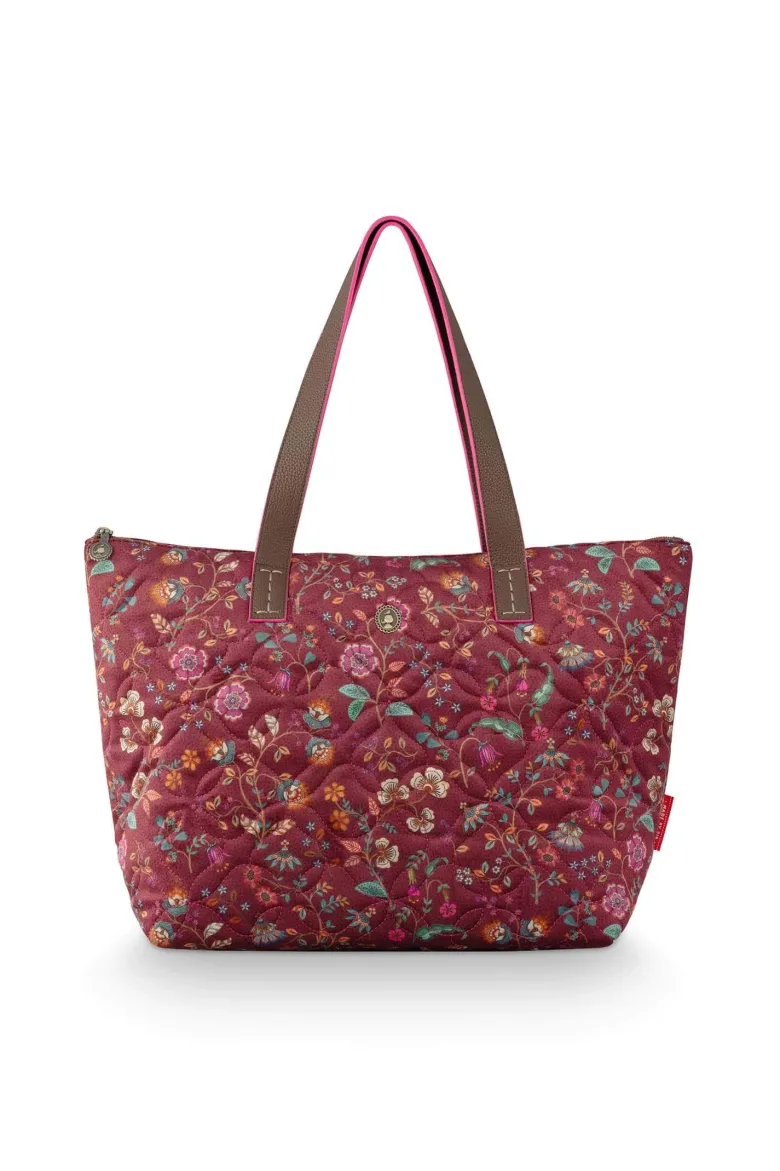Tragetasche Tilda Mittelgroß Flora Bangelore Rosa