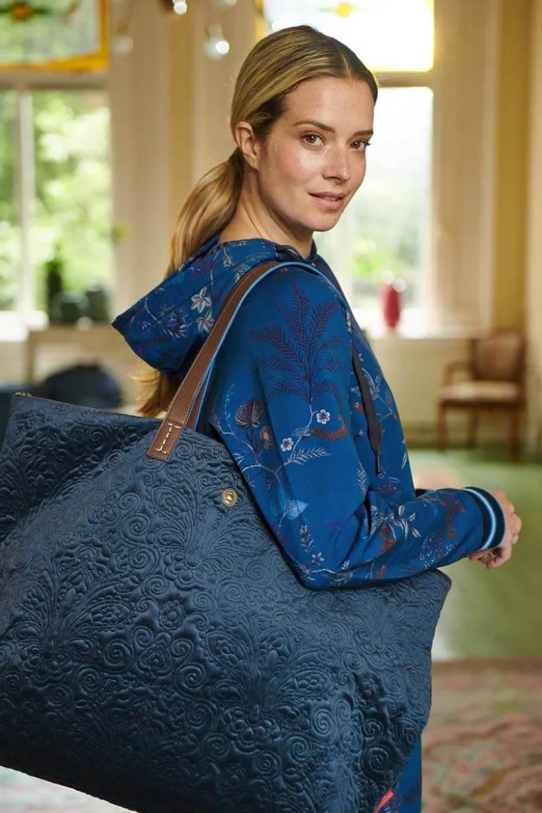Tragetasche Tilda Samt Quiltey Days Blau